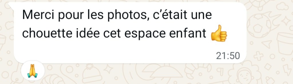 Avis parents Espace Enfants Salon Pour l'Amour du Fil avril 2025 Nantes Parc des Expositions