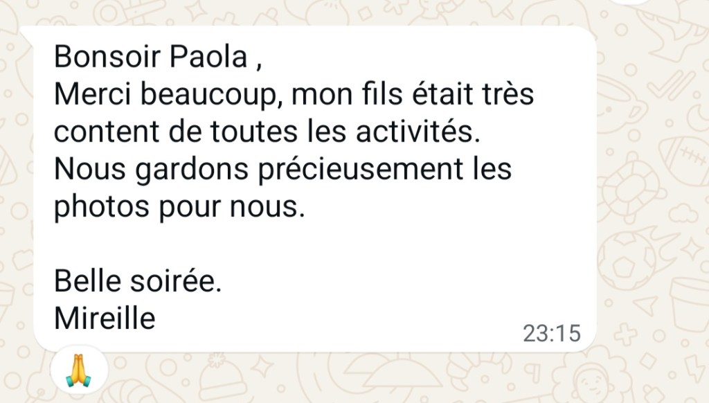 Avis parents Espace Enfants Salon Pour l'Amour du Fil avril 2025 Nantes Parc des Expositions