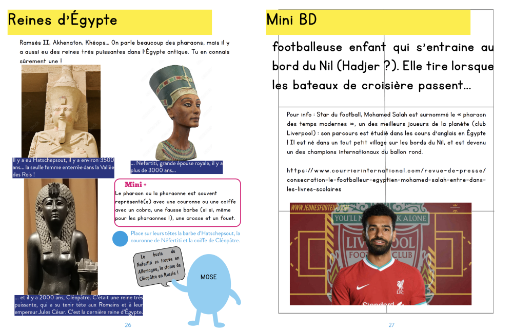 Recherche iconographique Les MiniMondes Egypte